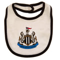 Black-White - Back - Newcastle United FC Baby Crest Bibs (Pack of 2)