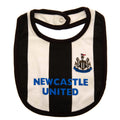 Black-White - Side - Newcastle United FC Baby Crest Bibs (Pack of 2)