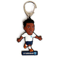 White - Front - England FA PVC Sturridge Keyring