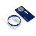 Blue - Side - Leicester City FC Official Foxes Never Quit Silicone Wristband