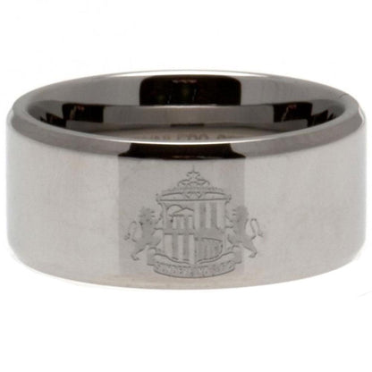 Silver - Front - Sunderland AFC Band Ring