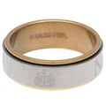 Gold-Silver - Back - Newcastle United FC Bi Colour Spinner Ring