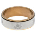 Gold-Silver - Back - West Ham United FC Bi Colour Spinner Ring
