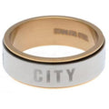 Gold-Silver - Back - Manchester City FC Bi Colour Spinner Ring