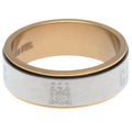 Gold-Silver - Front - Manchester City FC Bi Colour Spinner Ring