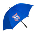 Blue - Front - Ipswich Town FC Single Canopy Golf Umbrella