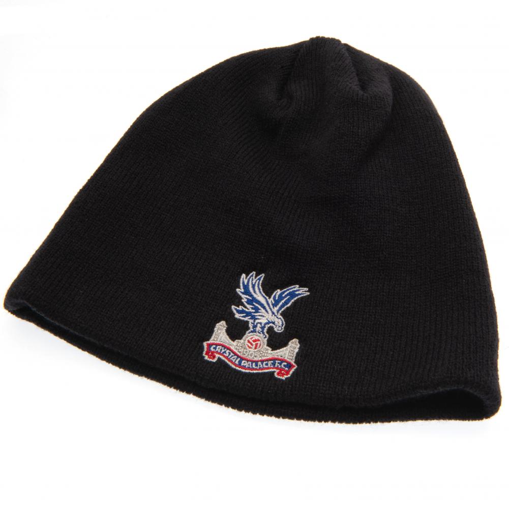 Black - Back - Crystal Palace FC Adults Unisex 47 Knitted Hat