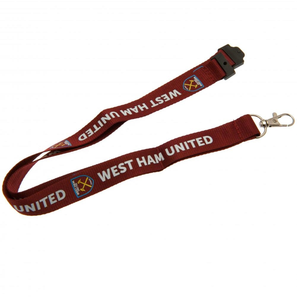Red - Side - West Ham United FC Lanyard
