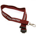 Red - Front - West Ham United FC Lanyard