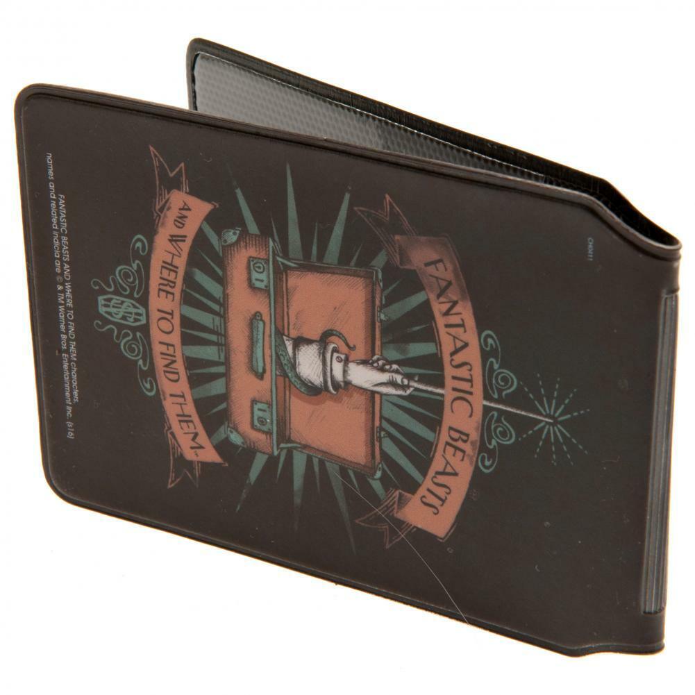 Maroon-Yellow - Back - Fantastic Beasts Card Holder