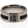 Black - Front - Manchester City FC Inlay Ring - Medium