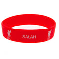 Red - Front - Liverpool FC Salah Silicone Wristband
