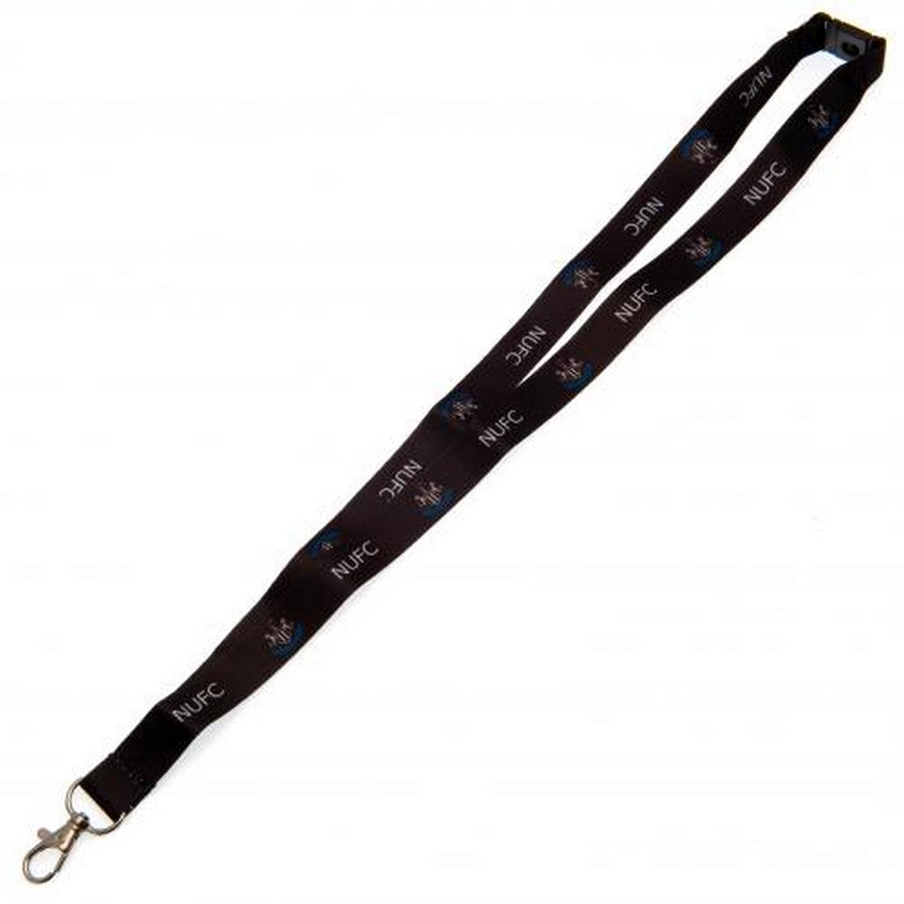 Black - Side - Newcastle United FC Lanyard