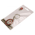 Red-White - Back - England Rugby Metal Keyring