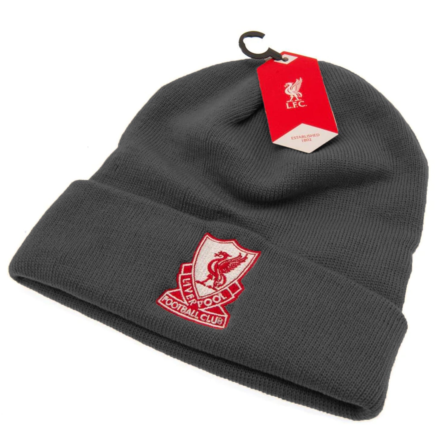 Grey - Back - Liverpool FC Retro Beanie