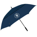 Navy - Front - Chelsea FC Tour Dri Golf Umbrella