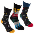 Multicoloured - Front - Harry Potter Unisex Adult Socks Set (Pack of 3)