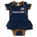 Navy-Khaki - Front - Scotland RU Baby Tutu Skirt Bodysuit