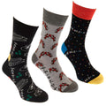 Black-Grey - Front - Friends Unisex Adult Socks (Pack of 3)