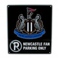 Black - Front - Newcastle United FC Official No Parking Sign