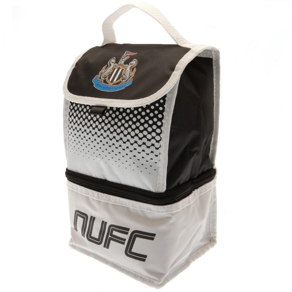 Black-White - Front - Newcastle United FC Fade Lunch Bag