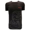 Black - Front - Cobra Kai Mens Logo T-Shirt