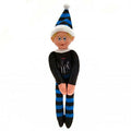 Black-Blue - Back - Newcastle United FC Elf Christmas Plush Toy