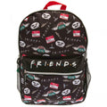 Black - Front - Friends Infographic Backpack