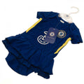 Blue-Yellow - Side - Chelsea FC Baby Girls Tutu Bodysuit