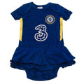 Blue-Yellow - Front - Chelsea FC Baby Girls Tutu Bodysuit