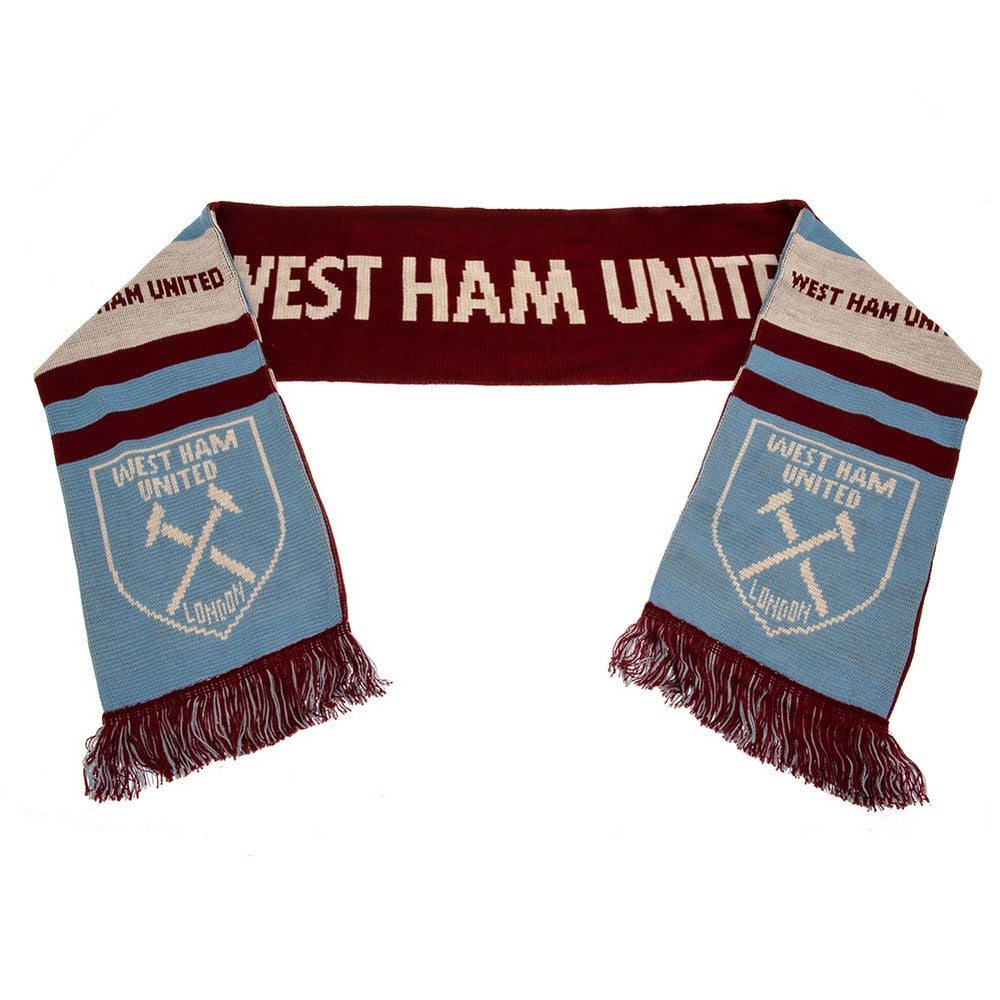 Claret Red-Sky Blue-White - Lifestyle - West Ham United FC 1895 Scarf