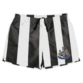 White-Black - Front - Newcastle United FC Mens Retro Swim Shorts