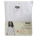 White - Back - FLOSO Ladies-Womens Thermal Underwear Long Sleeve T-Shirt-Top (Standard Range)