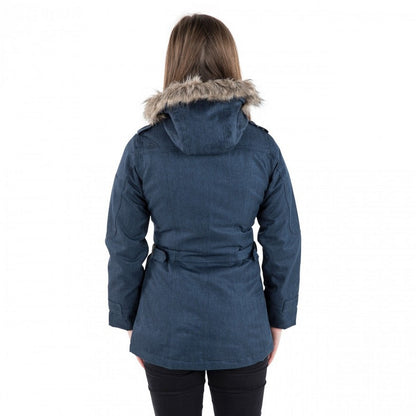 Navy - Pack Shot - Trespass Womens-Ladies Everyday Waterproof Jacket-Coat