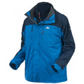 Electric Blue - Front - Trespass Mens Faris Full Zip 3 In 1 Jacket