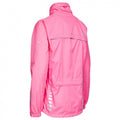 Hi-Vis Pink - Back - Trespass Womens-Ladies Fairing Waterproof Active Jacket