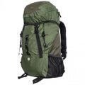 Olive - Side - Trespass Circul8 Hiking Backpack-Rucksack (30 Litres)