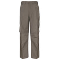 Bark - Front - Trespass Mens Mallik Convertible Water Repellent Cargo Trousers