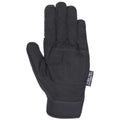 Black - Side - Trespass Mens Cruzado Waterproof Winter Gloves