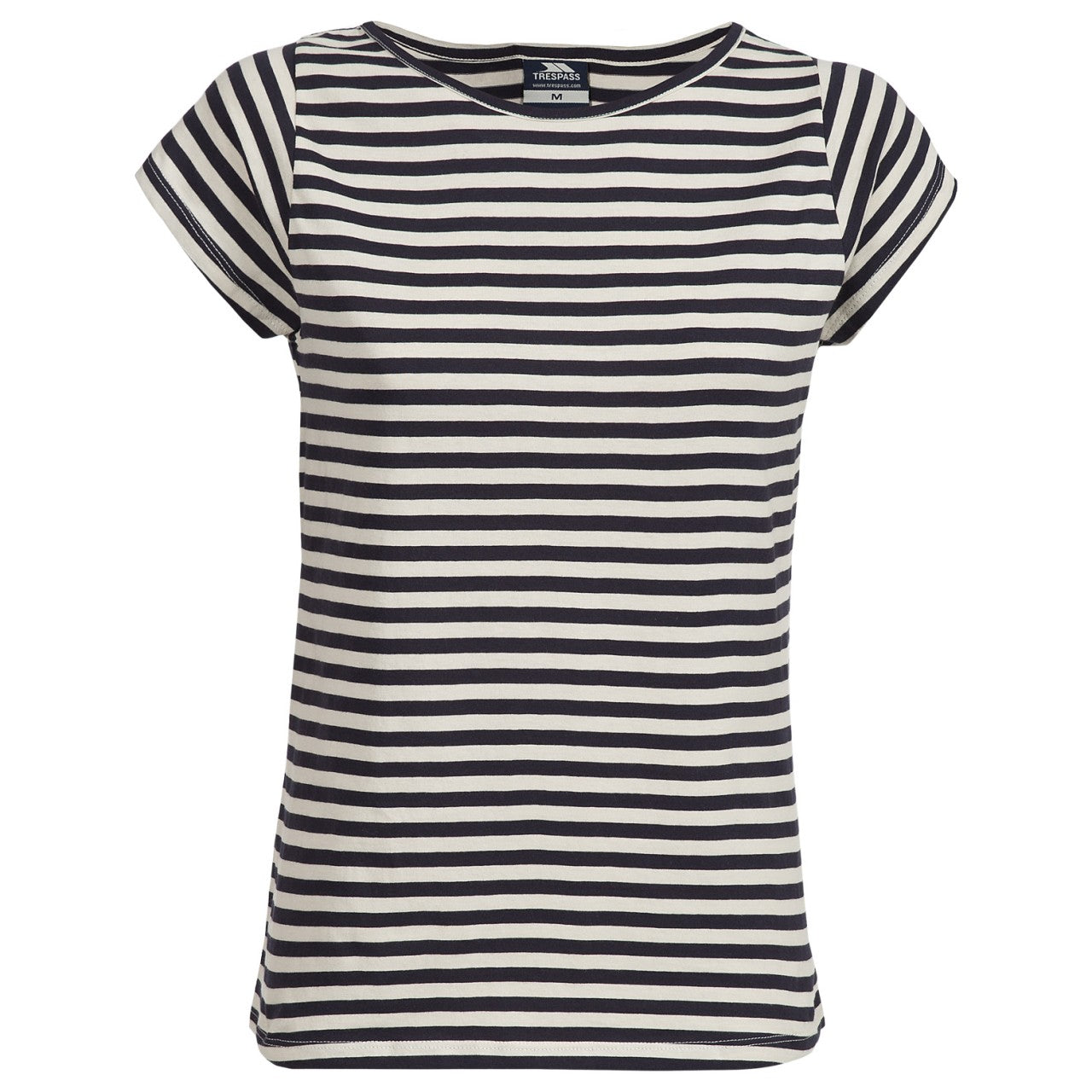 Ink Stripe - Front - Trespass Womens-Ladies Hilary Striped Short Sleeve T-Shirt