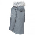 Black-Silver Grey - Back - Trespass Childrens Girls Vardia Waterproof Jacket