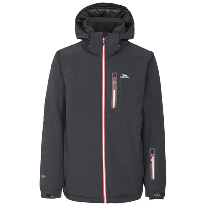 Black - Front - Trespass Mens Duall Waterproof Ski Jacket