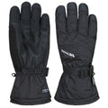 Black - Front - Trespass Childrens-Kids Reunited II Waterproof Ski Gloves