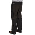 Black - Back - Trespass Mens Crestone DLX Waterproof Packaway Trousers