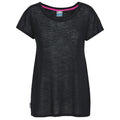 Black - Front - Trespass Womens-Ladies Nado Active Top