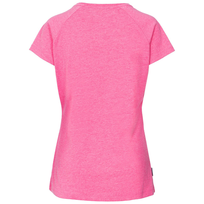 Pink Lady Marl - Back - Trespass Womens-Ladies Beinta T-Shirt