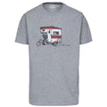 Grey Marl - Front - Trespass Mens Gibson II T-Shirt