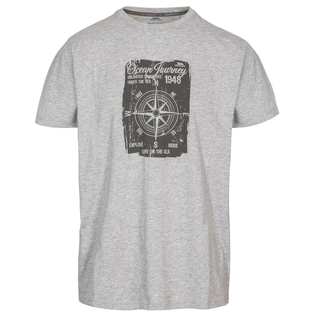 Grey Marl - Front - Trespass Mens Course T-Shirt