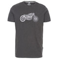 Charcoal Marl - Back - Trespass Mens Motorbike T-Shirt