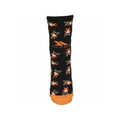 Black - Back - Trespass Unisex Flame Novelty Socks